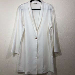 White long blazer